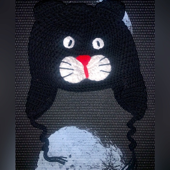 NWT handmade Kitty toboggan - Picture 1 of 2